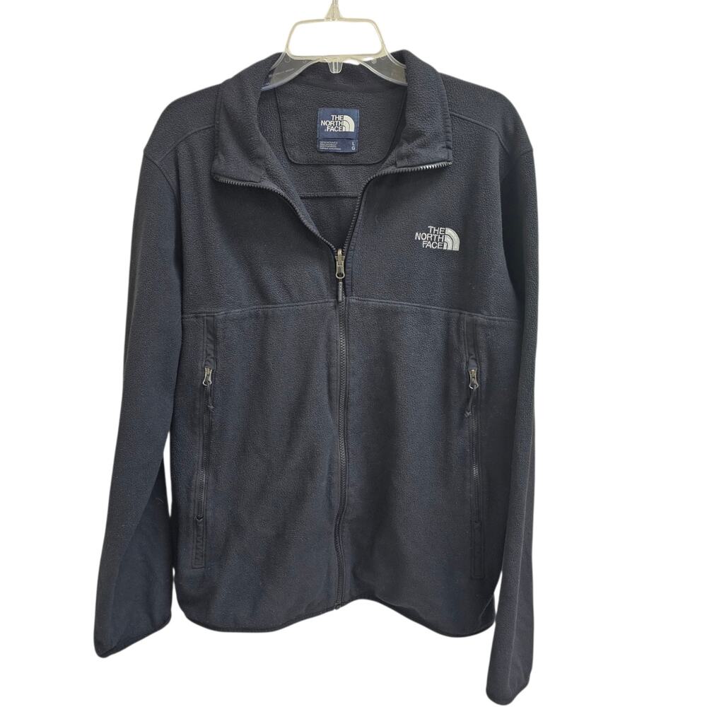 The North Face Sweater Fleece Jacket in Black, Men's Size L